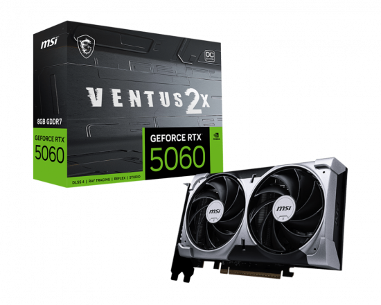 Card Màn Hình MSI GeForce RTX 5060 8G VENTUS 2X OC GDDR7