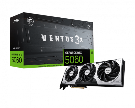 Card Màn Hình MSI GeForce RTX 5060 8G VENTUS 3X OC GDDR7