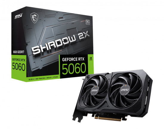 Card Màn Hình MSI GeForce RTX 5060 8G SHADOW 2X OC GDDR7