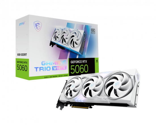 Card Màn Hình MSI GeForce RTX 5060 8G GAMING TRIO OC WHITE GDDR7