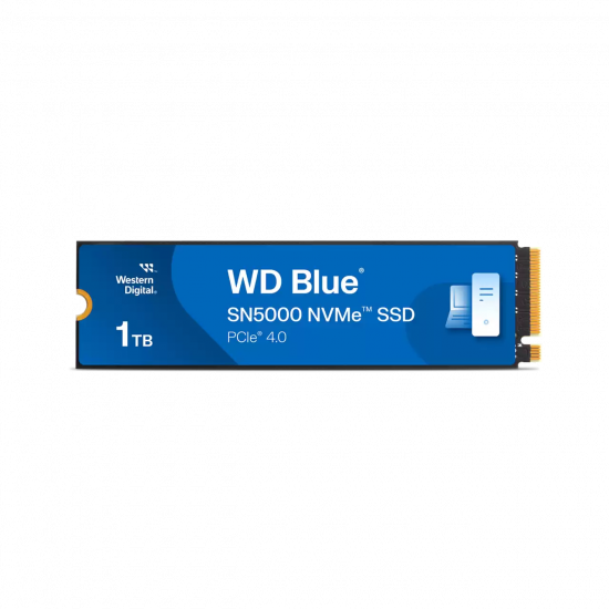 Ổ cứng gắn trong SSD WD Blue SN5000 1TB M.2 NVMe PCIe Gen4x4 (WDS100T4B0E)