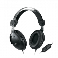 Tai Nghe Over Head Có Dây GENIUS HS-M505X Black (Cổng Kết Nối Jack 3.5mm, Có Micro Đàm Thoại Trên Dây)