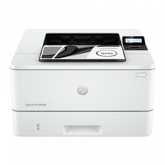 Máy In Laser Trắng Đen HP PRO 4003DW (2Z610A) (In A4 Hai Mặt, Cổng Kết Nối LAN + WIFI)