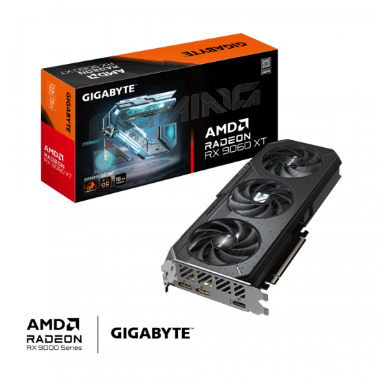 Card Màn Hình Gigabyte Radeon RX 9060 XT GAMING OC 16G GDDR6 (GV-R9060XTGAMING OC-16GD)