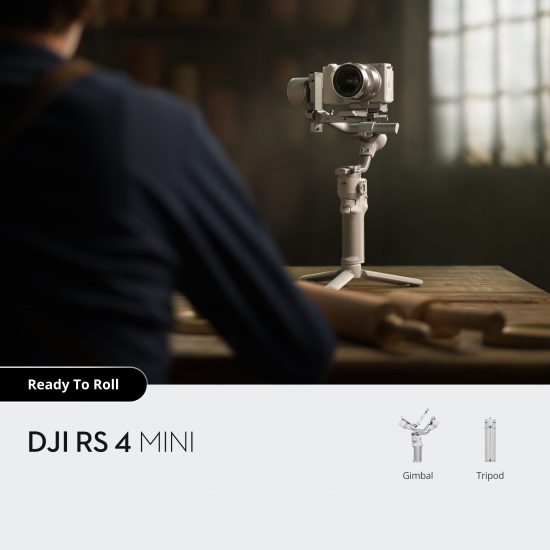 Tay Cầm Chống Rung Gimbal DJI RS 4 Mini (Bluetooth 5.1, Cổng sạc USB-C)