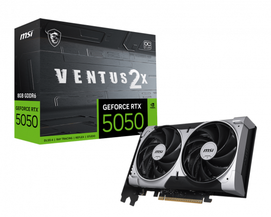 Card Màn Hình MSI GeForce RTX 5050 8G VENTUS 2X OC GDDR6