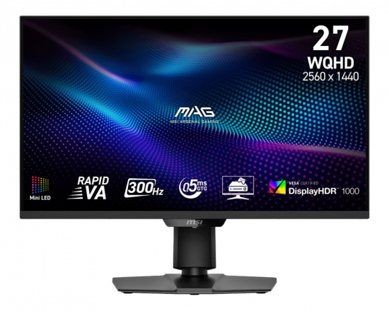 Màn Hình MSI Gaming MAG 274QPF X30MV (27inch, WQHD 2K, Rapid VA, 300Hz, 0.5 ms)