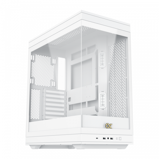 Vỏ Case Xigmatek Alpha META ARTIC - EN45011 (E-ATX, 2 mặt cường lực, No Fan, Max 7 fan, Rad 360, USB-C)