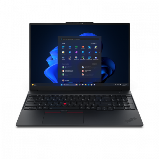 Laptop Lenovo Thinkpad E16 G3 (21SR002GVA) (Intel Core Ultra 5 225H, Ram 16GB, SSD 512GB, Intel Arc, Màn Hình 16inch WUXGA, Dos, Màu Đen)