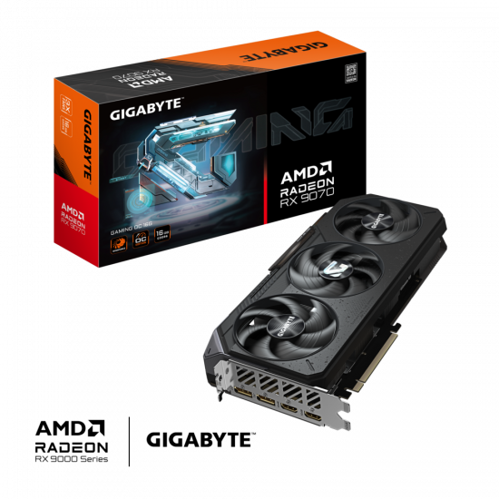 Card Màn Hình Gigabyte Radeon RX 9070 GAMING OC 16G GDDR6 (GV-R9070GAMING OC-16GD)