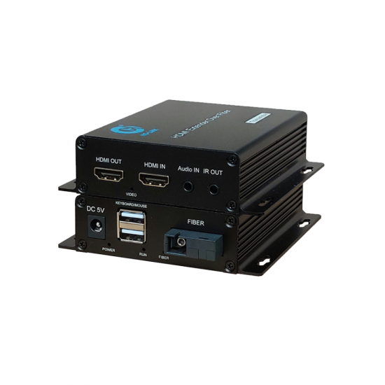 Bộ Chuyển Đổi HDMI Sang Lan (Quang) HOLINK HL-HDMI-1USB-20T/R