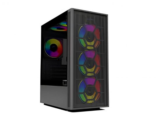 Vỏ Case Patriot PA1101 Black (ATX, Sẵn 3 fan RGB, Max 6 fan)