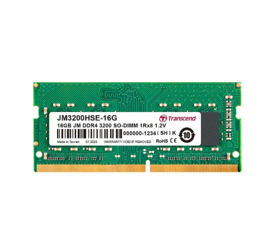 Ram Laptop Transcend JetRam JM DDR4 16GB 3200MHz (JM3200HSE-16G)