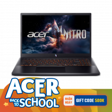Laptop Gaming Acer Nitro V15 ProPanel ANV15-52-72BM (Intel Core I7-13620H, RAM 16GB, SSD 512GB, RTX 5050, Màn Hình 15.6inch FullHD 180Hz, Windows 11)