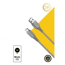 Cáp Sạc USB Type A Sang USB Type-C PISEN NoirSync A2C Titanium (Màu Xám)