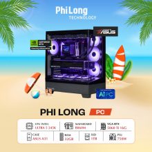 PC Phi Long Creator - U5 245K / RTX 5060 Ti 16GB / RAM 32GB / SSD 1TB / PSU 750W / Tản AIO 360 - Powered By ASUS