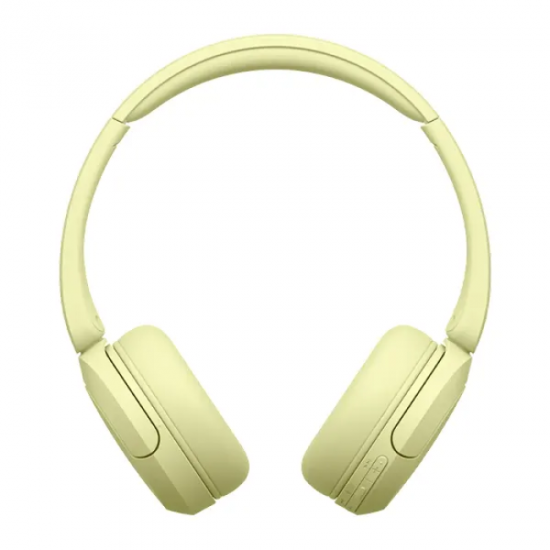 Tai Nghe Chụp Tai Không Dây Sony WH-CH520 Màu Vàng (Bluetooth 5.2, Thời gian sử dụng 40 giờ)