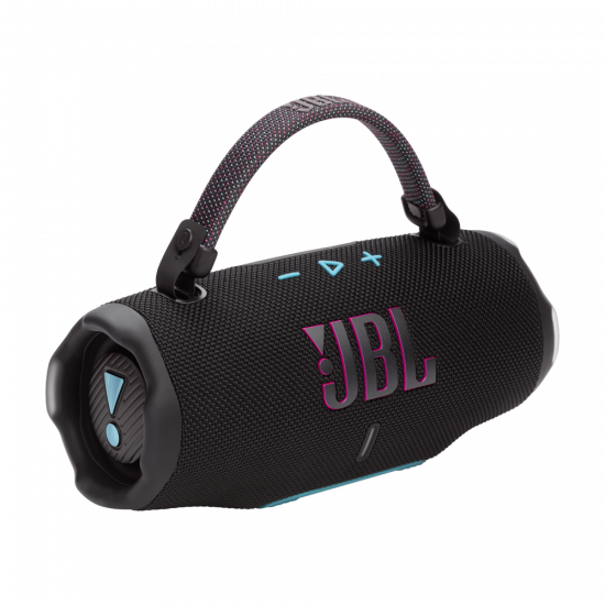 Loa Di Động JBL Charge 6 Màu Đen Cam (30W, Pin 28h, Chống Nước IP68, Bluetooth 5.4, Auracast, Có Quai Xách, Chính Hãng)