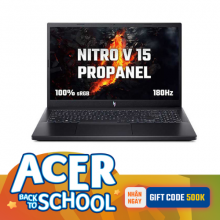 Laptop Acer Gaming Nitro V15 ProPanel ANV15-41-R0FE (Ryzen 7-7735HS, RAM 16GB, SSD 512GB, RTX 3050, Màn Hình 15.6inch FHD 180Hz, Windows 11, Màu Đen)