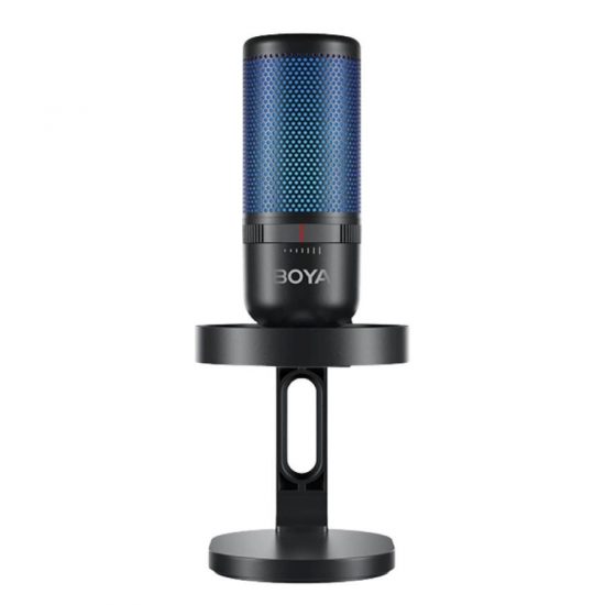 Micro Thu Âm Để Bàn Boya K3 (Cổng Kết Nối USB-C, Chip DSP Khử Ồn, Đèn RGB)