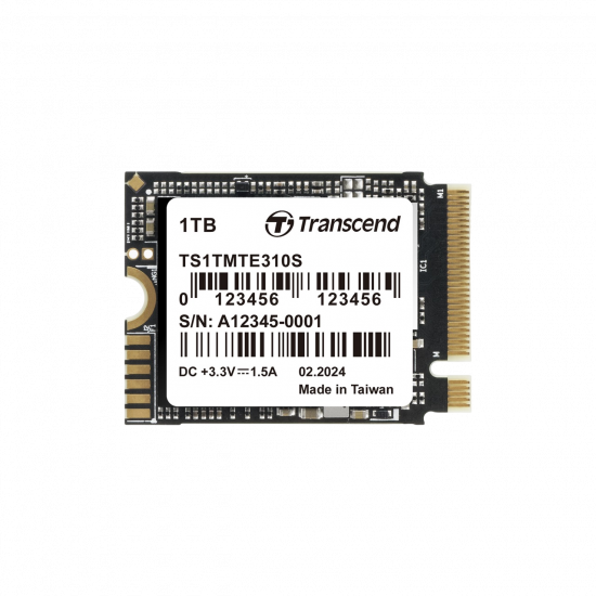 Ổ Cứng Gắn Trong SSD Transcend MTE310S 1TB M.2 2230 NVMe PCIe Gen4 x4 (TS1TMTE310S)