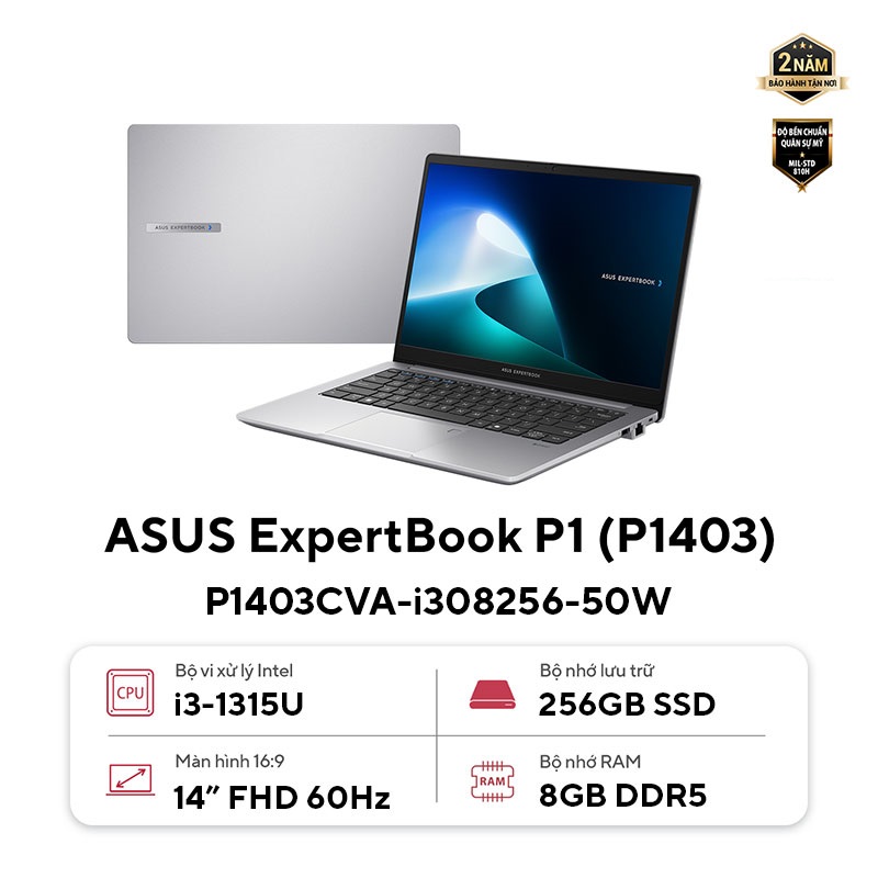 36592-27188_thumb_laptop_asus_expertbook_p1_p1403cva_i308256_50w Laptop ASUS ExpertBook P1 P1503CVA-i508-50W(Core i5-13420H, RAM 8GB, SSD 512GB, VGA Intel UHD Graphics, Màn Hình 15.6inch FHD, Windows 11, Màu Xám)