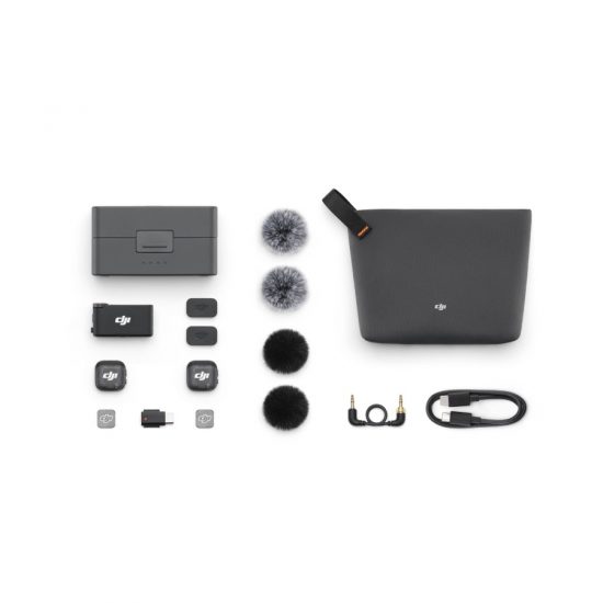 Bộ Micro Thu Âm Không Dây DJI Mic 3 (2TX, 1TX, Charging Case)