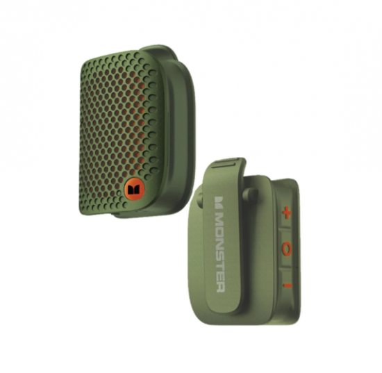 Loa Kẹp Áo Monster Blaster Micro Chống nước IP7, Bluetooth 5.4, Pin 12H)