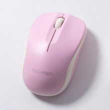 Chuột Không Dây Newmen F116 - Màu Hồng (2.4GHz, 1200 DPI, Pin AA)