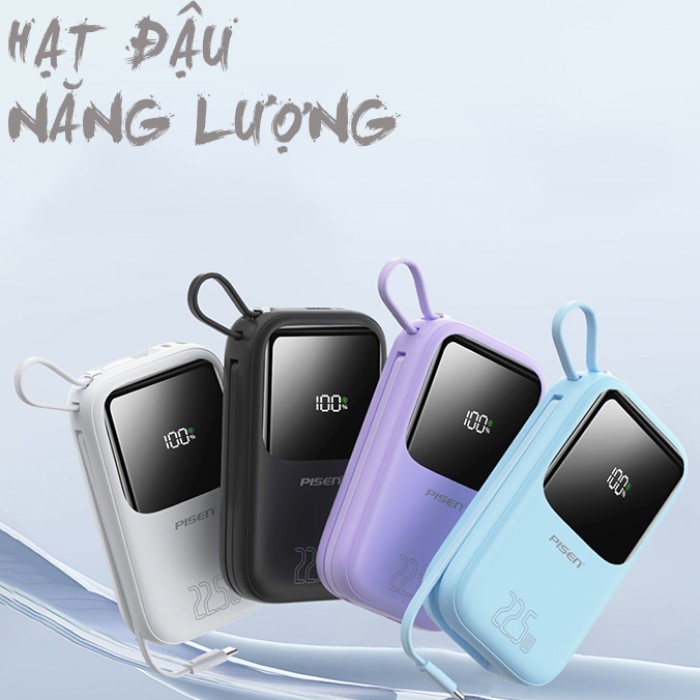 36892-pin-sac-du-phong-10000mah-pisen-tp-d087-black-philong Pin Sạc Dự Phòng 10000mAh PISEN QUICK POWERLink Color 22.5W TP-D087 Black