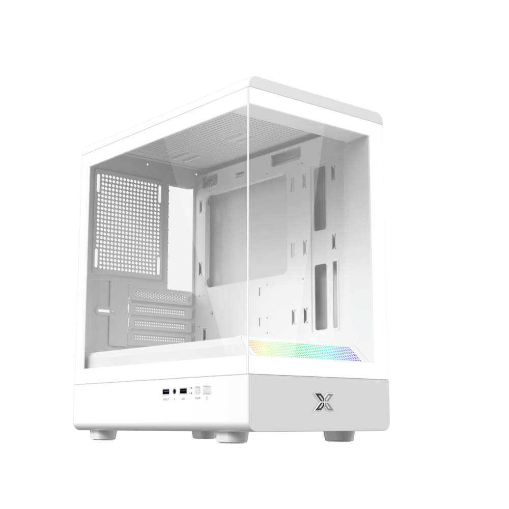 36934-vo-case-xigmatek-pura-ms-arctic-en48494-philong-1 Vỏ Case Xigmatek Pura MS Arctic - EN48494 (m-ATX, No fan, Max 3 fan, Rad 240, ARGB LIGHTING BAR)