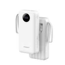 Pin Sạc Dự Phòng PISEN 20000mAh QUICK POWERLink Round 22.5W TP-D100 White