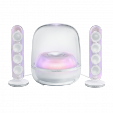 Loa BLuetooth Harman Kardon SoundSticks 5 White (190W, Bluetooth 5.4, Auracast)