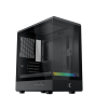 Vỏ Case Xigmatek Pura MS Black - EN48487 (m-ATX, No fan, Max 3 fan, Rad 240, ARGB LIGHTING BAR)