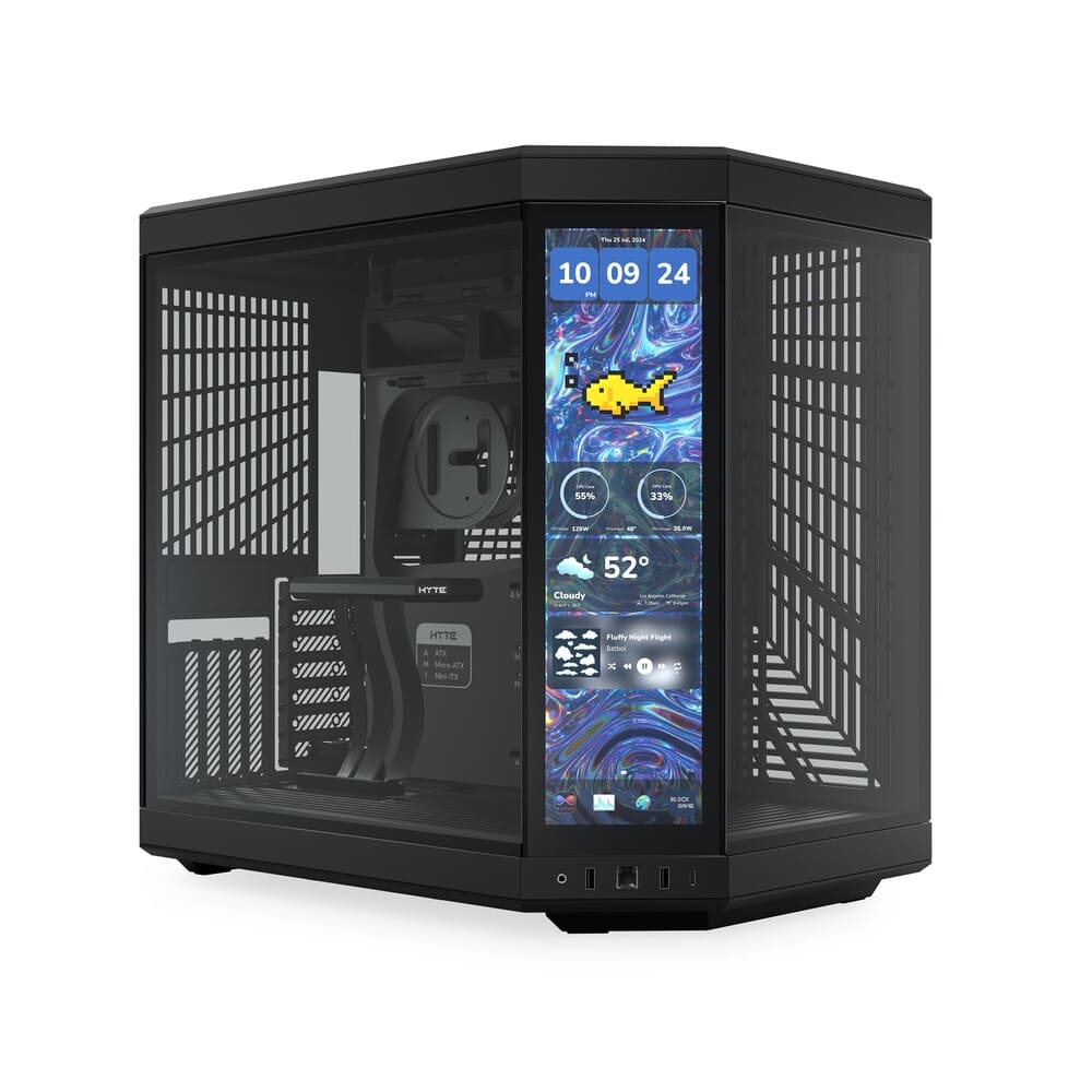 37005-vo-case-hyte-y70-touch-infinite-pitch-black-philong-1-1 Vỏ Case Hyte Y70 Touch Infinite Pitch Black (E-ATX, No Fan, Rad 360, Màn hình 14.9 inch, Kèm cáp riser PCIe 4.0) (CS-HYTE-Y70TTI-BB)