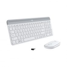 Combo Bàn Phím Và Chuột Không Dây Logitech MK470 Slim White (2.4GHz) (920-009183)