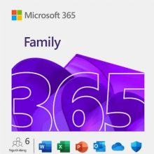 Phần Mềm Office 365 Family Subscr PK Lic 1YR Online APAC EM ESD(EP2-36890)