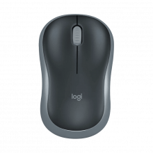 Chuột Không Dây Logitech M185, Đen Viền Xám (910-002255)