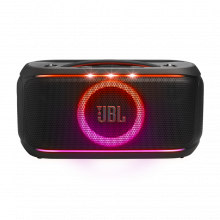 Loa Di Động JBL PartyBox On-The-Go 2 (Công Suất 100W, Kết Nối Bluetooth 5.4, Chuẩn Kháng Nước  IPX4, Thời Lượng Pin Lên Đến 15 Giờ, Kèm 3 Mic, Có Dây Đeo)