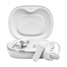 Tai Nghe Không Dây Open Ear JBL Sense Pro White (Bluetooth 6.0, Chuẩn Kháng Nước Và Bụi IP54, Thời Lượng Pin Lên Đến 8 Giờ)