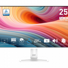 Màn Hình MSI PRO MP251W E2 24.5 inch (FHD, IPS, 120Hz, 1ms, PerfectEdge, Màu Trắng)