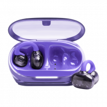 Tai Nghe Không Dây Open Ear JBL Soundgear Clips Purple (Bluetooth 5.4, Thời Lượng Pin Đến 8 Giờ, Chuẩn Kháng Nước Bụi IP54)