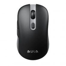 Chuột Không Dây AULA AM212 Black (2.4GHz, 1600 DPI, Silent, Pin AA)