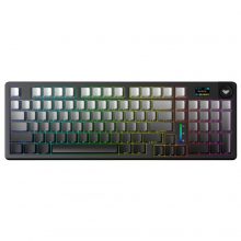 Bàn Phím Cơ Không Dây Aula S98 Pro Xám Đen Gradient - Star Vector Switch (3 mode, Gasket mount, Hotswap, Pin 5000mAh)