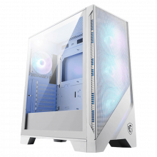 Vỏ Case MSI MAG FORGE 320R AIRFLOW White (Mid Tower, ATX, Sẵn 4 fan ARGB, Max 11 fan, Rad 360)