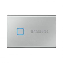 Ổ Cứng Di Động SSD Samsung T7 Touch 1TB USB Type C 3.2 Gen 2 (MU-PC1T0S, Màu Bạc)
