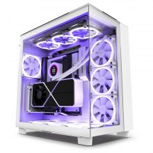 Vỏ Case NZXT H9 Elite All White (ATX, 3 mặt cường lực, Sẵn 4 Fan, Max 10 Fan, USB-C 20Gbps, Rad 360)