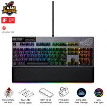 Bàn phím cơ Asus ROG Strix Flare II Animate (NX Red Switch, Full size, Có kê tay led RGB)