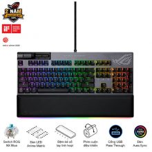 Bàn phím cơ Asus ROG Strix Flare II Animate (NX Blue Switch, Full size, Có kê tay led RGB)