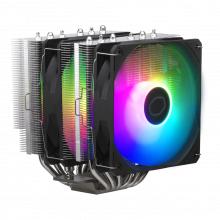 Tản nhiệt khí CPU CoolerMaster Hyper 620S ARGB Black (LGA1851/1700/1200/115x, AM5/AM4, 6 ống đồng, Cao 155mm)